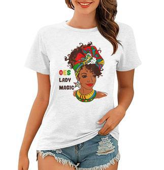 Oes Lady Magic Sister Order Of The Eastern Star Mothers Day Women T-shirt - Thegiftio UK