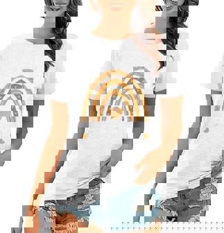 Rainbow In June We Wear Orange Gun Violence Awareness Day Women T-shirt | Mazezy