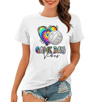 Tie Dye Volleyball Game Day Vibes Volleyball Mom Game Day Women T-shirt | Mazezy