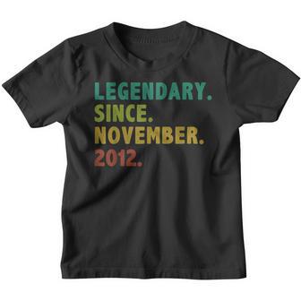 10 Years Old Legend Since November 2012 10Th Birthday Gifts V2 Youth T-shirt - Thegiftio UK