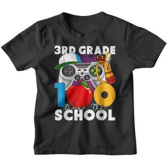100 Days Of 3Rd Grade Gamer 100Th Day Of School Third Grader Youth T-shirt - Thegiftio UK