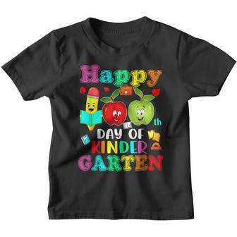 100 Days Of Kindergarten - Happy 100Th Day Of School Gifts Youth T-shirt - Thegiftio UK