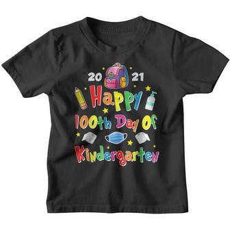 100 Days Of Kindergarten School Gift Students Teachers Kids V2 Youth T-shirt - Thegiftio UK