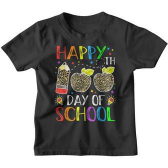 100 Days Of School 2023 Leopard 100 Days Of School Youth T-shirt - Thegiftio
