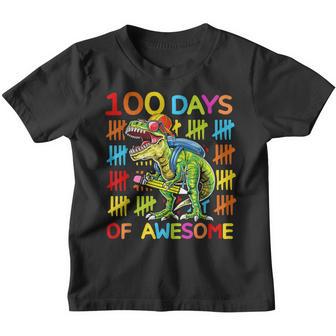 100 Days Of School Colorful Rainbow Pencil School Day V2 Youth T-shirt - Thegiftio UK