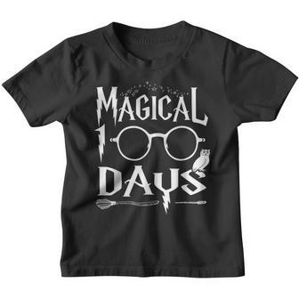 100 Days Of School For Girls Boys Teacher Adult Gift Youth T-shirt - Thegiftio UK