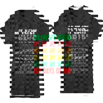 100 Days Of School Kids 100Th Day Of School Costume Youth T-shirt - Thegiftio