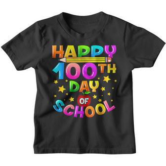 100 Days Of School Pop It Teacher Kids Boys Girls 100Th Day V3 Youth T-shirt - Thegiftio UK