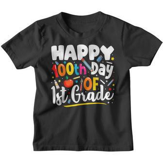 100 Days Of School Teacher Gift 100Th Day Of 1St Grade Youth T-shirt - Thegiftio UK
