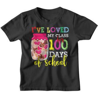 100 Days Of School Teacher Men Women Loved My Class Youth T-shirt - Thegiftio UK