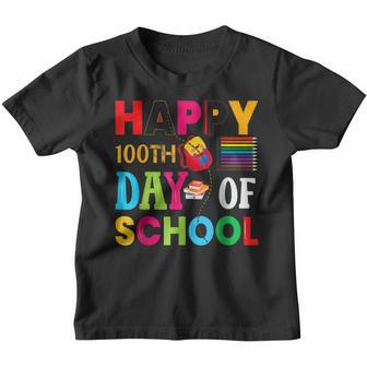 100 Days Of School Teacher Students V4 Youth T-shirt - Thegiftio UK