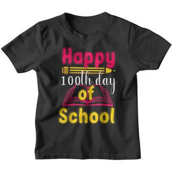 100 Days Of School Teacher Students V5 Youth T-shirt - Thegiftio UK
