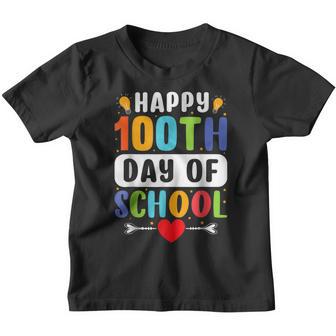 100 Days Of School Teacher Students V6 Youth T-shirt - Thegiftio UK