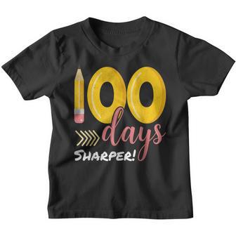 100 Days Sharper 100Th Day Of School Teacher Kids V2 Youth T-shirt - Thegiftio UK