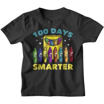 100 Days Smarter 100Th Day Of School 100 Days Of School Youth T-shirt - Seseable