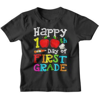 100 Days Smarter First Grade 100Th Day Of School 1St Grade V3 Youth T-shirt - Thegiftio UK