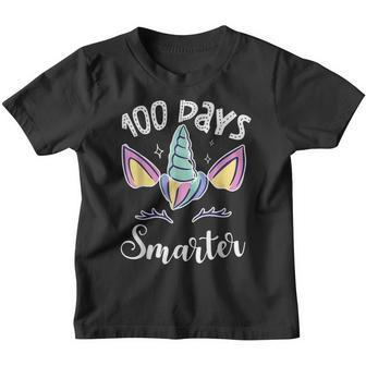 100 Days Smarter For A 100 Days Of School 100Th Day Youth T-shirt - Seseable