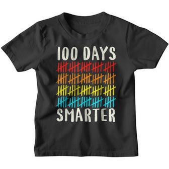 100 Days Smarter Happy 100Th Day Of School Student Teacher V2 Youth T-shirt - Thegiftio UK