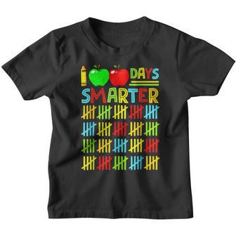 100 Days Smarter Teacher Or Student 100Th Day Of School V4 Youth T-shirt - Thegiftio UK