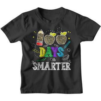 100 Days Smarter Teacher Student 100Th Day Of School V5 Youth T-shirt - Thegiftio UK