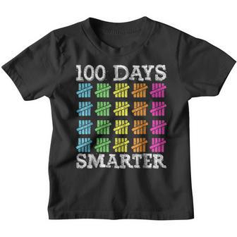 100 Days Smarter Teachers Kids Boys Girls School Youth T-shirt - Thegiftio UK