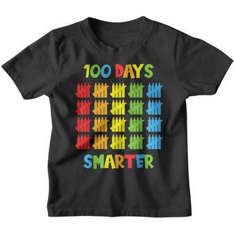 100 Days Smarter Teachers Kids Child 100Th Day Of School V2 Youth T-shirt - Thegiftio UK