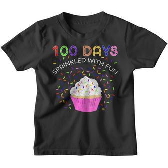 100 Days Sprinkled With Fun 100Th Day Of School Boys Girls Youth T-shirt | Mazezy