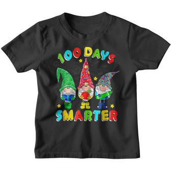 100 Days Yall Gnomes Happy 100Th Day Of School Smarter Youth T-shirt - Thegiftio UK