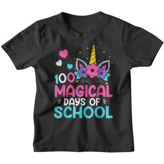 100Th Day Of Kindergarten For Girls 100 Magical Days V6 Youth T-shirt - Thegiftio UK