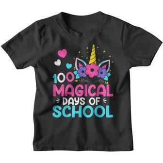 100Th Day Of Kindergarten For Girls 100 Magical Days V8 Youth T-shirt - Thegiftio UK