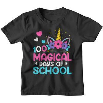 100Th Day Of Kindergarten Girls 100 Magical Days V7 Youth T-shirt - Thegiftio UK