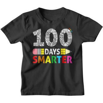 100Th Day Of School 100 Days Smarter Student Teacher Kids Youth T-shirt - Thegiftio UK