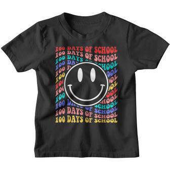 100Th Day Of School For Teachers Kids Happy 100 Days V3 Youth T-shirt - Thegiftio UK