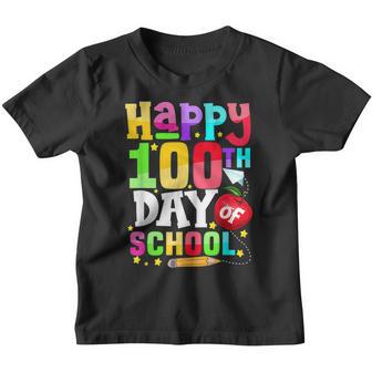 100Th Day Of School For Teachers Kids Happy 100 Days V5 Youth T-shirt - Thegiftio UK