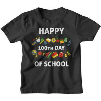 100Th Day Of School Happy 100Th Day Of School Tee Youth T-shirt | Mazezy