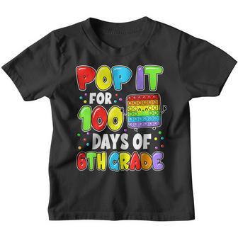 100Th Day Of School Pop It 100 Days Of 3Rd Grade Fidget Toy Youth T-shirt - Thegiftio UK