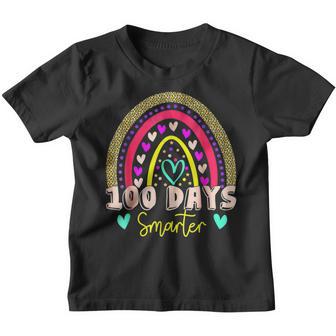 100Th Day Of School Rainbow 100 Days Smarter Teacher Child V2 Youth T-shirt - Thegiftio UK
