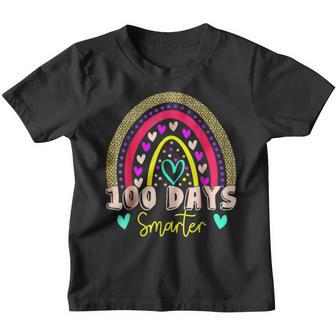 100Th Day Of School Rainbow 100 Days Smarter Teacher Child V3 Youth T-shirt - Thegiftio UK