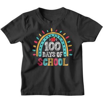 100Th Day Of School Rainbow 100 Days Smarter Teacher Child Youth T-shirt - Thegiftio UK
