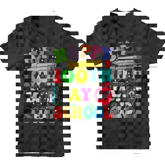 100Th Day Of School Teacher Kids Child Happy 100 Days Groovy Youth T-shirt - Seseable