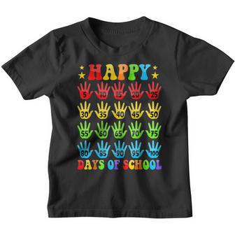 100Th Day Of School Teacher Student Kid Child Happy 100 Days Youth T-shirt - Thegiftio UK