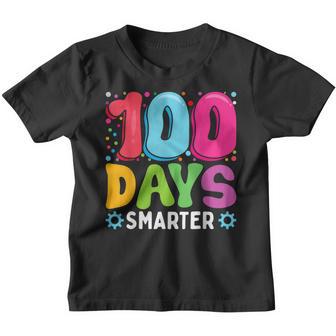 100Th Day Of School Teachers Kids Child 100 Day Smarter Youth T-shirt - Thegiftio UK