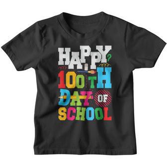 100Th Day Of School Teachers Kids Child Happy 100 Days V16 Youth T-shirt - Thegiftio UK