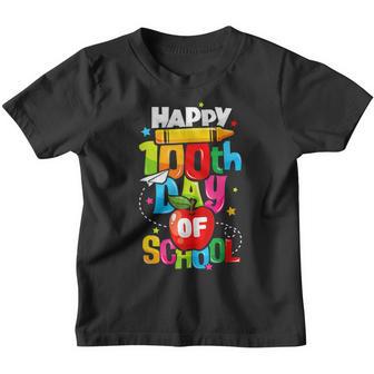 100Th Day Of School Teachers Kids Child Happy 100 Days V17 Youth T-shirt - Thegiftio UK