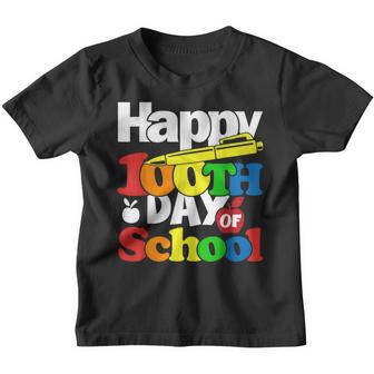 100Th Day Of School Teachers Kids Child Happy 100 Days V23 Youth T-shirt - Thegiftio UK