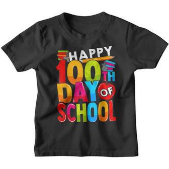 100Th Day Of School Teachers Kids Child Happy 100 Days V24 Youth T-shirt - Thegiftio UK
