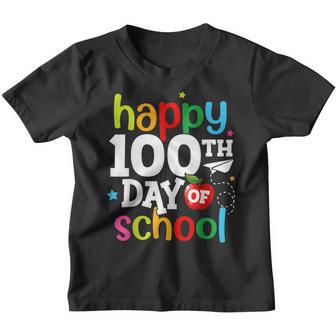 100Th Day Of School Teachers Kids Girls Boys Happy 100 Days V2 Youth T-shirt - Thegiftio UK
