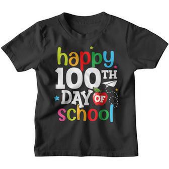 100Th Day Of School Teachers Kids Girls Boys Happy 100 Days V3 Youth T-shirt - Thegiftio UK
