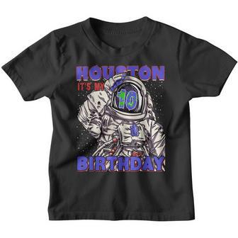 10Th Birthday Boy Space Themed Party For Birthday Astronaut Youth T-shirt - Thegiftio UK