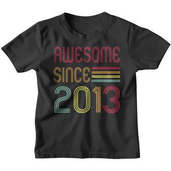 10Th Birthday Gift Awesome Since 2013 10 Years Old Youth T-shirt - Thegiftio UK